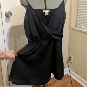 COPE Silky Black Romper
